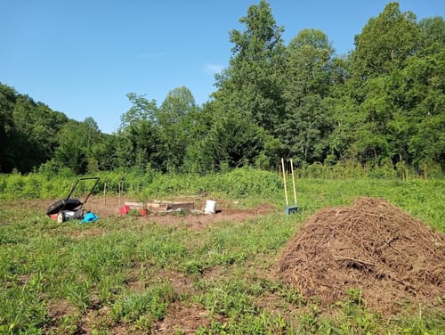 Customer photo review of The Cultivator Treadlite Broadfork | 20" wide | 5 tines