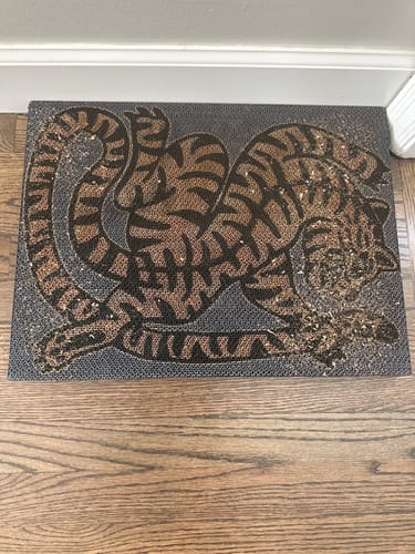 Customer photo review of Asian Tiger - Luxury Cat Scratching Board