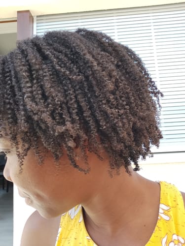 Customer photo review of Mousse coiffante onctueuse - MANGO AFRIKA