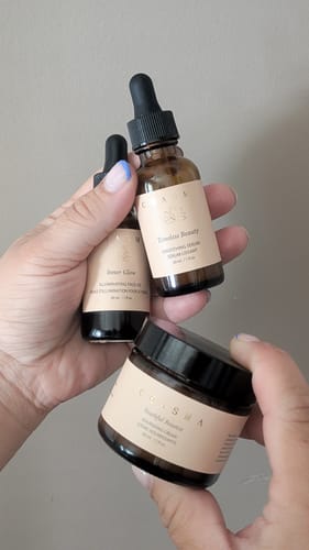 Customer photo review of Glow up bundle