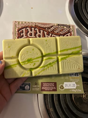 Customer photo review of Pistachio Cannoli Inspired What D'Yee Want Wednesday Bar