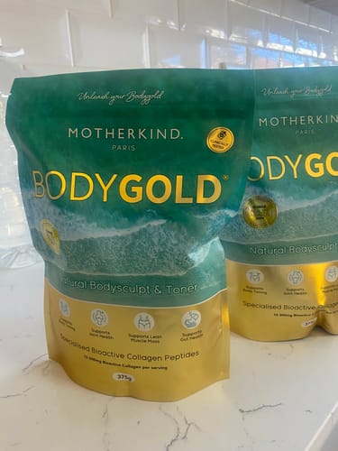 Customer photo review of BodyGOLD Collagen Peptides Starter Kit