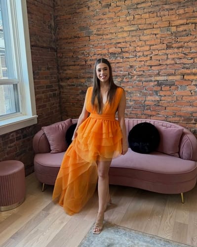 Customer photo review of Lola Dress by Lexi - RENTAL