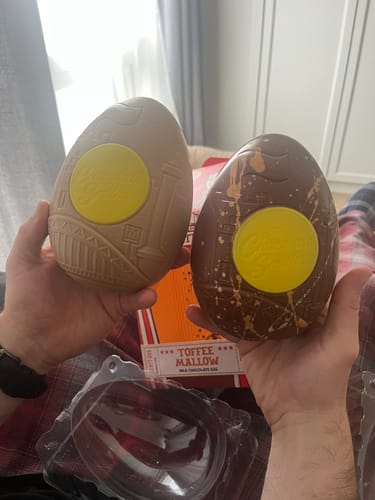 Customer photo review of The Toffee Mallow Easter Egg - min 500g