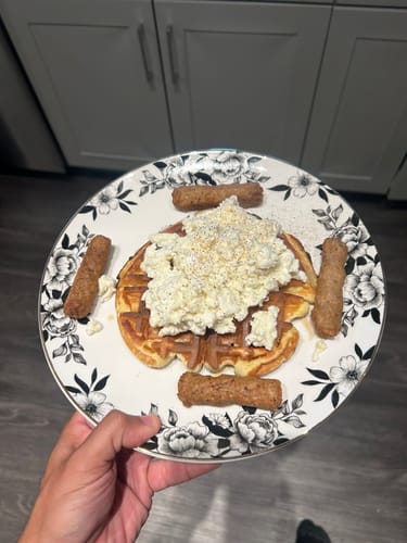Customer photo review of Zen Protein Waffles - Classic