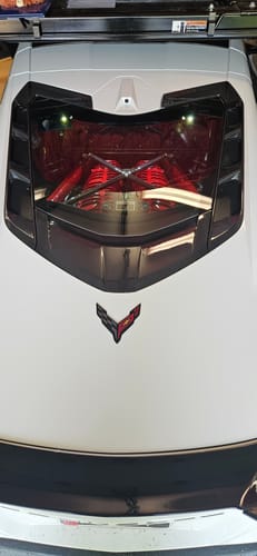 Customer photo review of Chevrolet Corvette C8 Rear Window Hatch Deck Lid Spoiler