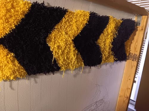 Customer photo review of The Daddy Long Legs — High Pile Shaggy Tufting Machine