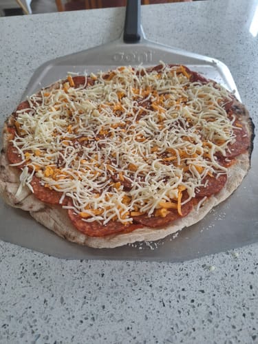 Customer photo review of Sourdough Pizza Bases