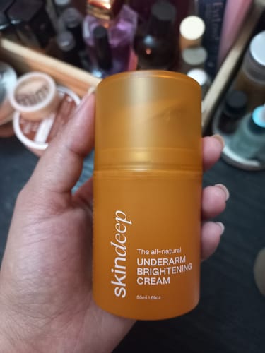 Customer photo review of THE ALL-NATURAL UNDERARM BRIGHTENING CREAM
