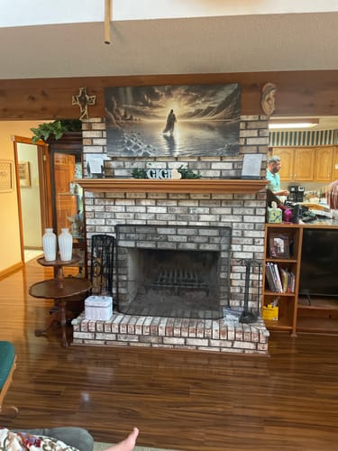 Customer photo review of Walking on Water - Faith Wall Art II