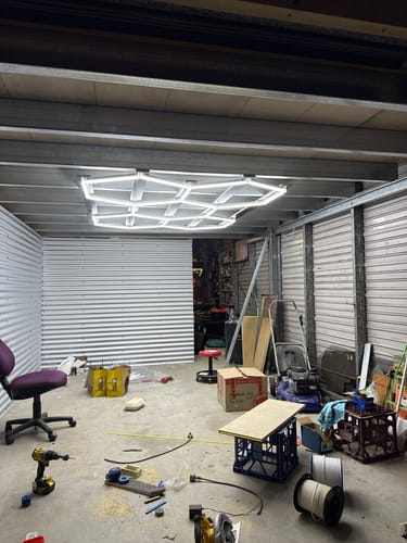 Customer photo review of 5 X GRID Customised Hexagon LED Lights ATL35