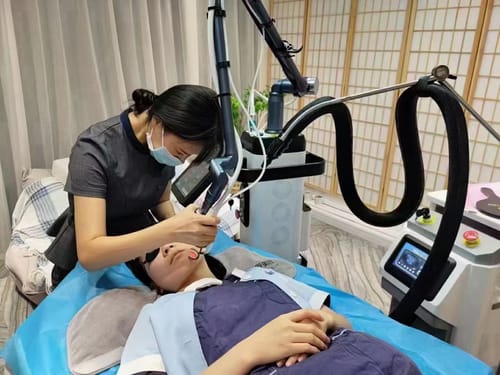 Customer photo review of ReDerma Fractional CO2 Laser