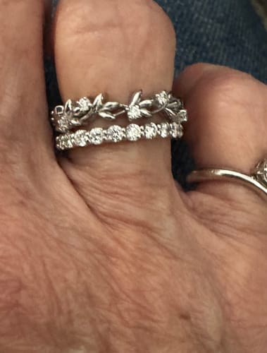 Customer photo review of Customization wedding band for jakohrs@me.com