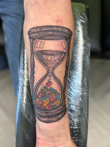 Customer photo review of Painless Tattoo Numbing Cream