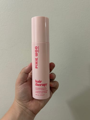 Customer photo review of Hair Booster : 3 in 1 Thermal protectant, shine and hydratation