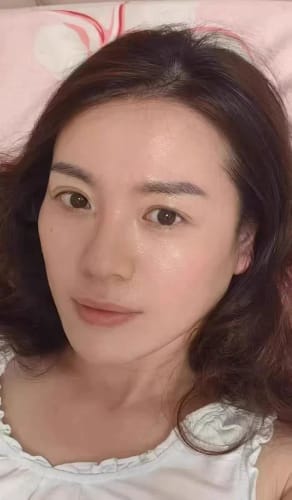 Customer photo review of The Korean Rice Peel Shot Duo