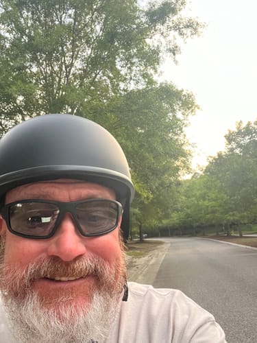 Customer photo review of Smallest Lightest SOA DOT Beanie Helmet / Matte Black
