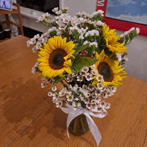Customer photo review of The Frankie + vase