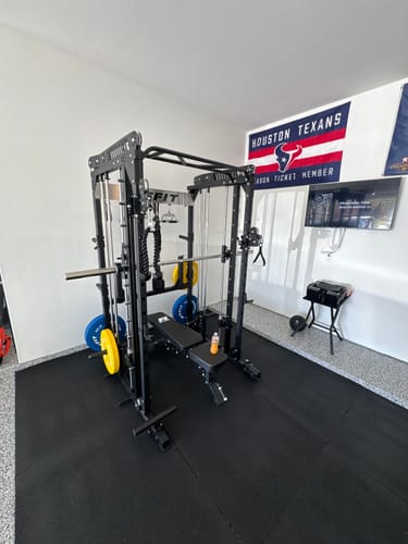 Customer photo review of RitFit M1 PRO Smith Machine Home Gym Package Comprehensive All-In-One Workout System