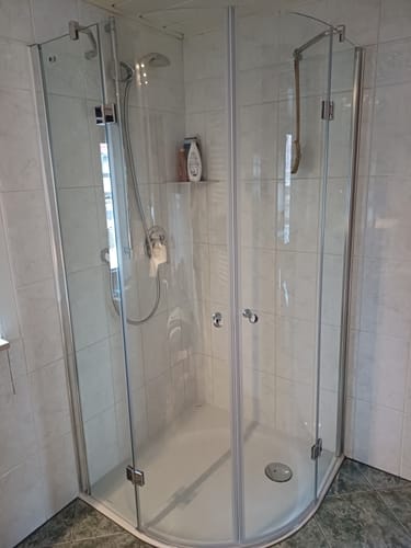 Customer photo review of Runddusche Viertelkreis 8mm SR-008