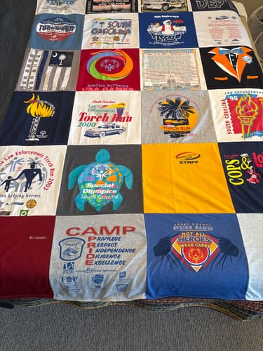 Customer photo review of Premium T Shirt Quilt
