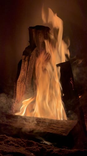 Customer photo review of The Original Fire Reflector