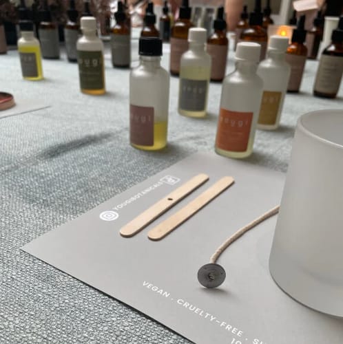 Customer photo review of Aromatherapy Candle Making Workshop, SHOREDITCH LONDON - £42