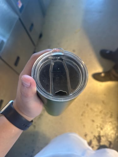 Customer photo review of Tumbler Replacement Lid & Metal Straw Kit