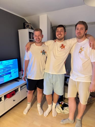 Customer photo review of Biersasam- T-Shirt Unisex