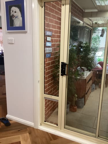 Customer photo review of Pet Door Inserts