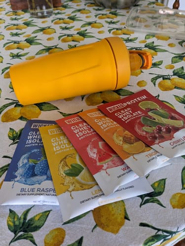Customer photo review of WICKED Protein Powder Sampler Bundle Deal (IN STOCK)