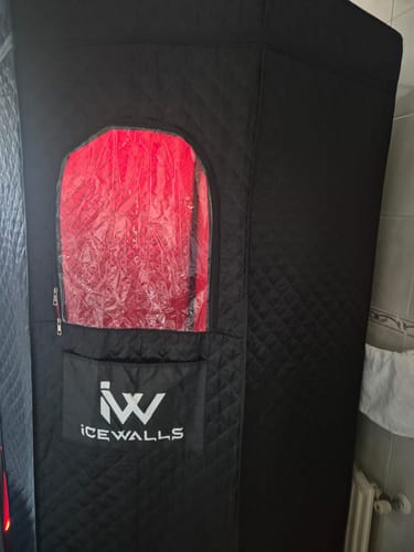 Customer photo review of Sauna Portátil RED + Alfombra antideslizante GRATIS