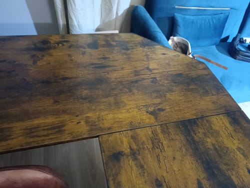 Customer photo review of Μεγάλο Γωνιακό Γραφείο Υπολογιστή Με Ντουλάπι Τραπέζι Γραφείου Βιομηχανικό Vintage Καφέ Μαύρο LW-D74X