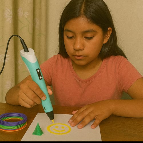 Customer photo review of Set Lapiz Bolígrafo Impresora 3D + 200 Metros Filamentos