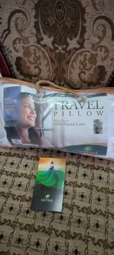 Customer photo review of Getha Travel Pillow - Small