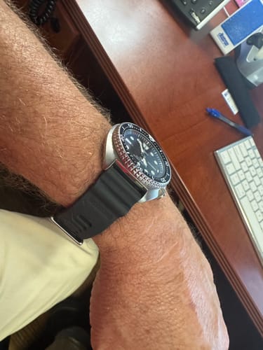 Customer photo review of Divecore - American FKM - HP Professional Diving Watch Strap - Black
