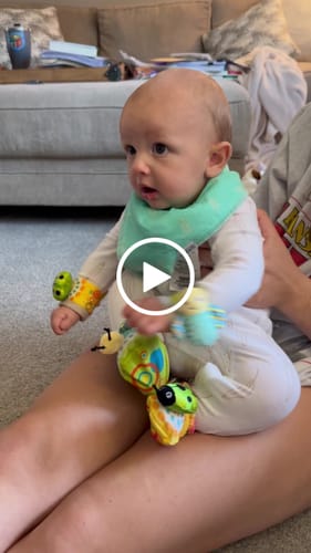 Customer video review of Curated Monthly Baby Box