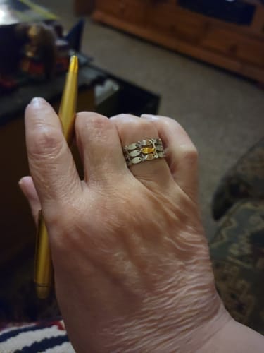Customer photo review of Swim Against The Current Ring