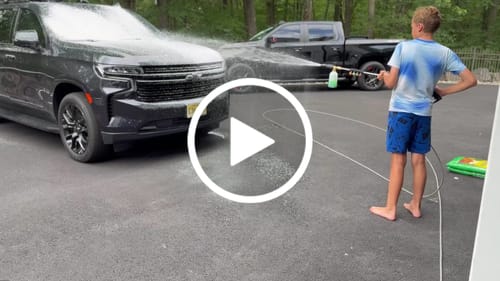 Customer video review of Grandfalls Retractable Pressure Washer G20