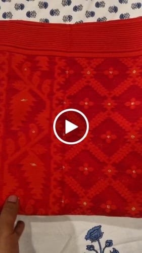 Customer video review of BishnuPriya Dhakai Jamdani Saree