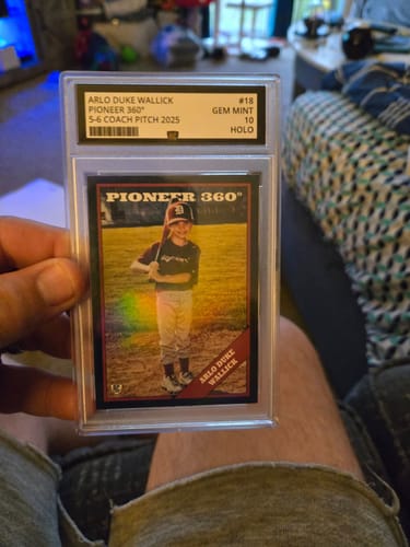 Customer photo review of Custom Graded Card