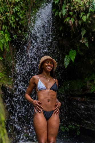Customer photo review of Summer Bucket Hat - Crocheted Natural