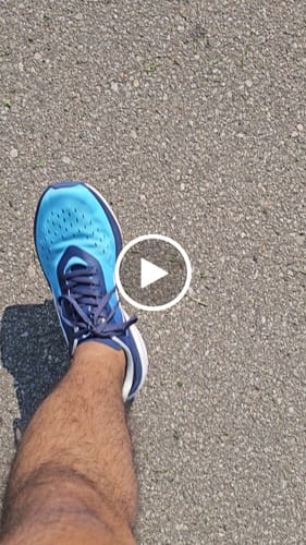 Customer video review of APUS Blue Men Running Shoe