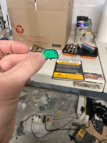 Customer photo review of Print Custom Stickers