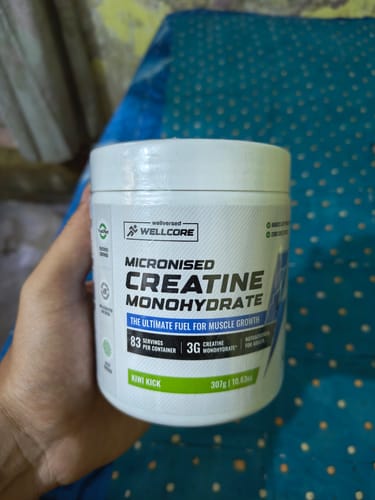 Customer photo review of Wellcore - Pure Micronised Creatine Monohydrate | Kiwi Kick (307g, 83 servings)