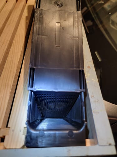 Customer photo review of 6 5/8 Medium 2 Frame Feeder | 1 Gallon - With Cap & Ladder
