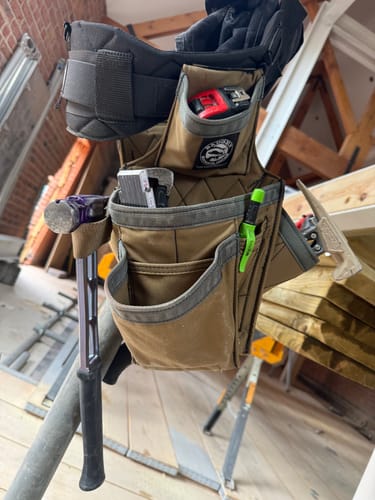 Customer photo review of Badger Toolbelts | "The Honey Badger" Carpenter Toolbelt Set