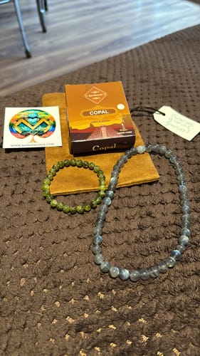 Customer photo review of Codificador de Labradorita 🔮🌌💫 (34 cm) Magia, Intuición y Protección