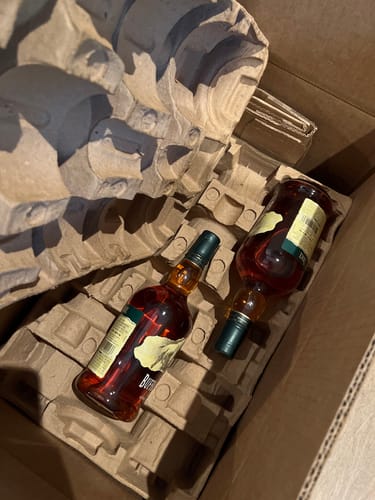 Customer photo review of Buffalo Trace Bourbon Whiskey Full Case Bundle (12 Bottles)