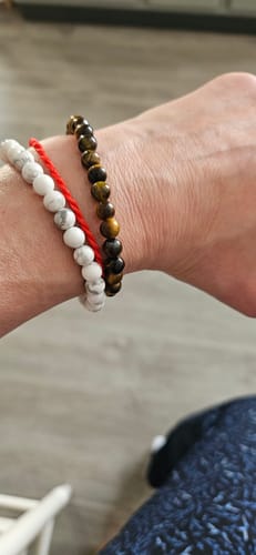 Customer photo review of Bracelet Oeil de Tigre 6mm
